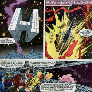 Illustration for article titled The Most Intrepid Superhero Spaceships